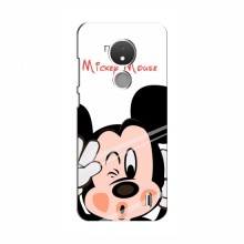 Чехол для Nokia C21 (AlphaPrint) с печатью (ПРОЗРАЧНЫЙ ФОН) Mickey Mouse - купить на Floy.com.ua