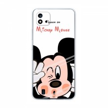 Чехол для RealMe C11 (2021) / C20 (AlphaPrint) с печатью (ПРОЗРАЧНЫЙ ФОН) Mickey Mouse - купить на Floy.com.ua