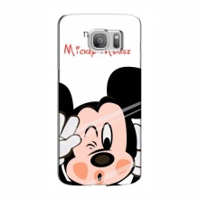 Чехол для Samsung S7 Еdge, G935 (AlphaPrint) с печатью (ПРОЗРАЧНЫЙ ФОН) Mickey Mouse - купить на Floy.com.ua