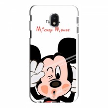 Чехол для Samsung J3 2017, J330FN европейская версия (AlphaPrint) с печатью (ПРОЗРАЧНЫЙ ФОН) Mickey Mouse - купить на Floy.com.ua