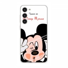 Чехол для Samsung Galaxy S23 (AlphaPrint) с печатью (ПРОЗРАЧНЫЙ ФОН) Mickey Mouse - купить на Floy.com.ua