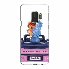 Чехол для Samsung S9 (AlphaPrint) с печатью (ПРОЗРАЧНЫЙ ФОН) Девушка на машине - купить на Floy.com.ua