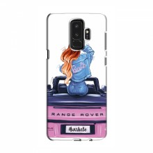 Чехол для Samsung S9 Plus (AlphaPrint) с печатью (ПРОЗРАЧНЫЙ ФОН) Девушка на машине - купить на Floy.com.ua