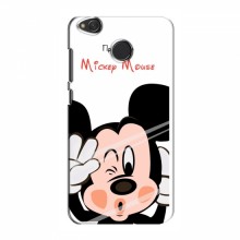 Чехол для Xiaomi Redmi 4X (AlphaPrint) с печатью (ПРОЗРАЧНЫЙ ФОН) Mickey Mouse - купить на Floy.com.ua