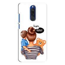 Чехол для Xiaomi Redmi 8 (AlphaPrint) с печатью (ПРОЗРАЧНЫЙ ФОН) Мама и сын - купить на Floy.com.ua