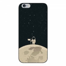 Чехол для iPhone 6 / 6s (AlphaPrint) с печатью (ТОП продаж) Космонавт на луне - купить на Floy.com.ua