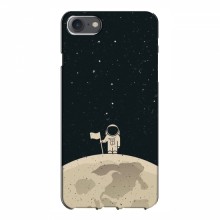 Чехол для iPhone 7 (AlphaPrint) с печатью (ТОП продаж) Космонавт на луне - купить на Floy.com.ua