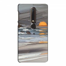 Чехол для Nokia 6 2018 (AlphaPrint) с печатью (ТОП продаж) Рисунок-закат - купить на Floy.com.ua
