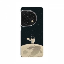 Чехол для OnePlus 11 Pro (AlphaPrint) с печатью (ТОП продаж) Космонавт на луне - купить на Floy.com.ua