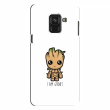Чехол для Samsung A8 Plus , A8 Plus 2018, A730F (AlphaPrint) с печатью (ТОП продаж) I Am Groot - купить на Floy.com.ua