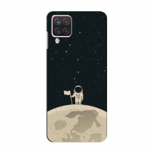 Чехол для Samsung Galaxy A22 (AlphaPrint) с печатью (ТОП продаж) Космонавт на луне - купить на Floy.com.ua
