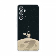 Чехол для Samsung Galaxy A34 (AlphaPrint) с печатью (ТОП продаж) Космонавт на луне - купить на Floy.com.ua