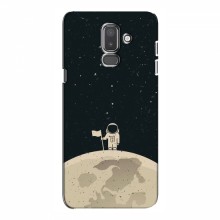 Чехол для Samsung J8-2018, J810 (AlphaPrint) с печатью (ТОП продаж) Космонавт на луне - купить на Floy.com.ua