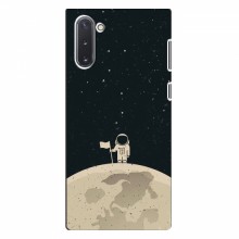 Чехол для Samsung Galaxy Note 10 (AlphaPrint) с печатью (ТОП продаж) Космонавт на луне - купить на Floy.com.ua