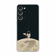 Чехол для Samsung Galaxy S23 (AlphaPrint) с печатью (ТОП продаж) Космонавт на луне - купить на Floy.com.ua