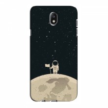 Чехол для Samsung J7 2017, J7 европейская версия (AlphaPrint) с печатью (ТОП продаж) Космонавт на луне - купить на Floy.com.ua