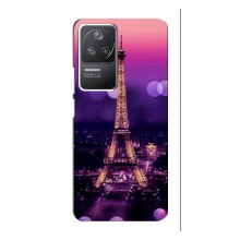 Чехол для Xiaomi POCO F4 (5G) (AlphaPrint) с печатью (ТОП продаж) Париж - Башня - купить на Floy.com.ua