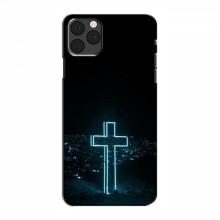 Чехол для iPhone 12 Pro - (Христианские) (AlphaPrint) Крест-синий - купить на Floy.com.ua