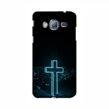 Чехол для Samsung J3 2016, J320 - (Христианские) (AlphaPrint) Крест-синий - купить на Floy.com.ua