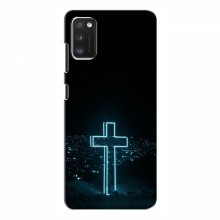 Чехол для Xiaomi POCO M3 - (Христианские) (AlphaPrint) Крест-синий - купить на Floy.com.ua