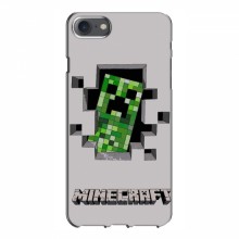 Чехол Майнкрафт для Айфон 7 (AlphaPrint) Minecraft Персонаж Майнкрафт - купить на Floy.com.ua