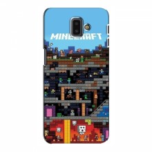 Чехол Майнкрафт для Samsung J6 Plus, J6 Плюс 2018 (J610) (AlphaPrint) Minecraft - купить на Floy.com.ua