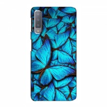 Чехол под заказ для Samsung A7-2018, A750 (AlphaPrint - Уникальный дизайн) Крылья бабочек - купить на Floy.com.ua