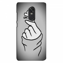 Чехол с принтом для Xiaomi Redmi Note 4X (AlphaPrint - Знак сердечка) Серый фон - купить на Floy.com.ua