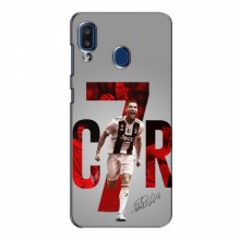 Чехол Криштиану Роналду для Samsung Galaxy A20 2019 (A205F) AlphaPrint CR7 - купить на Floy.com.ua