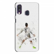 Чехол Криштиану Роналду для Samsung Galaxy A40 2019 (A405F) AlphaPrint Cristiano ART - купить на Floy.com.ua