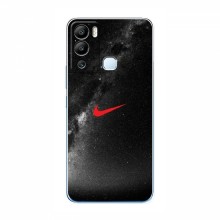 Чехол для Инфиникс ХОТ 12 ай - с принтом Найк (AlphaPrint) Nike 1 - купить на Floy.com.ua