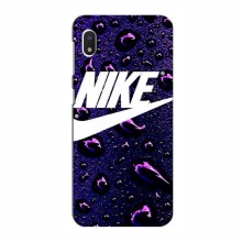 Чехол для Samsung Galaxy A10e - с принтом Найк (AlphaPrint) Nike-фиолетовый - купить на Floy.com.ua