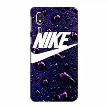 Чехол для Samsung Galaxy A2 Core - с принтом Найк (AlphaPrint) Nike-фиолетовый - купить на Floy.com.ua