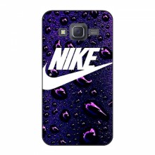 Чехол для Samsung J5, J500, J500H - с принтом Найк (AlphaPrint) Nike-фиолетовый - купить на Floy.com.ua