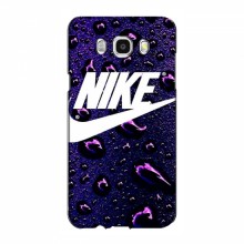 Чехол для Samsung J7 2016, J710, J7108 - с принтом Найк (AlphaPrint) Nike-фиолетовый - купить на Floy.com.ua