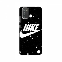 Чехол для Самсунг М02с - с принтом Найк (AlphaPrint) Nike с фоном - купить на Floy.com.ua