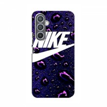 Чехол для Самсунг М54 - с принтом Найк (AlphaPrint) Nike-фиолетовый - купить на Floy.com.ua