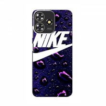 Чехол для ЗТЕ Блейд А73 - с принтом Найк (AlphaPrint) Nike-фиолетовый - купить на Floy.com.ua