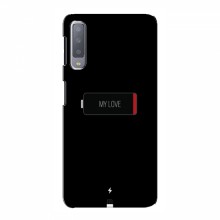 Чехол для Samsung A7-2018, A750 - с принтом (Новинки) (AlphaPrint) Battary Love - купить на Floy.com.ua