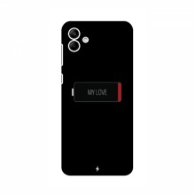 Чехол для Samsung Galaxy F04 - с принтом (Новинки) (AlphaPrint) Battary Love - купить на Floy.com.ua