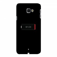 Чехол для Samsung J4+, J4 Plus - с принтом (Новинки) (AlphaPrint) Battary Love - купить на Floy.com.ua