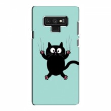 Эксклюзивный чехол для Samsung Note 9 (AlphaPrint - Мультяшные) Падающий кот - купить на Floy.com.ua