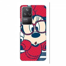 Эксклюзивный чехол для Xiaomi POCO F4 (5G) (AlphaPrint - Мультяшные) Маус в очках - купить на Floy.com.ua