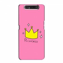 Чехлы с картинкой (Стильные) для Samsung Galaxy A80 2019 ( A805F ) (AlphaPrint) Princess - купить на Floy.com.ua