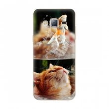 Чехлы с Котиками для Samsung J3, J300, J300H (VPrint) Рыжий котик - купить на Floy.com.ua