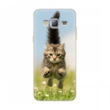 Чехлы с Котиками для Samsung J3, J300, J300H (VPrint) Прыжок кота - купить на Floy.com.ua