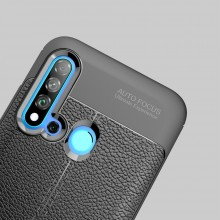 ТПУ накладка Autofocus с имитацией кожи для Huawei P20 Lite 2019/ Nova 5i