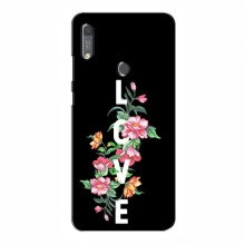 Чехол с принтом (Дизайнерские) для Huawei Y6s (AlphaPrint) Цветы - LOVE - купить на Floy.com.ua