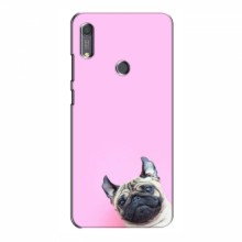 Чехол с принтом (Прикольные) для Huawei Y6s (AlphaPrint) Собака на розовом - купить на Floy.com.ua
