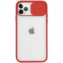 Чехол Camshield mate TPU со шторкой для камеры для Apple iPhone 12 Pro / 12 (6.1") Красный - купить на Floy.com.ua
